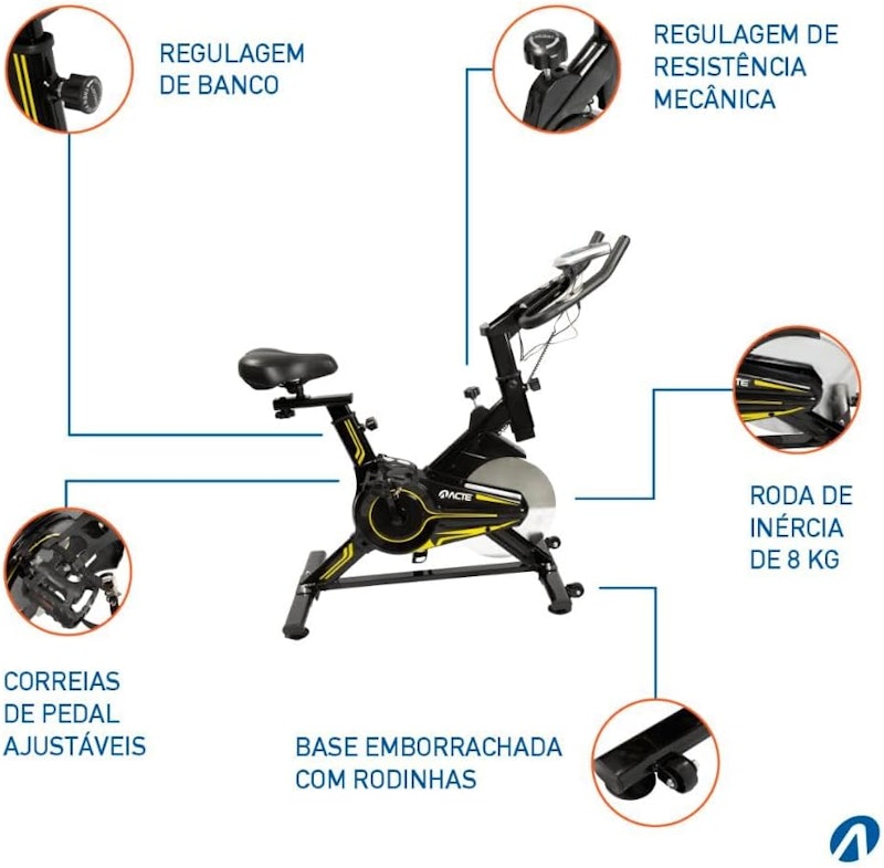 Bicicleta Spinning Acte Sports 5