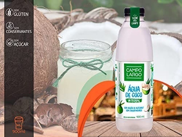 Água de Coco Integral 100% Natural Campo Largo 900 ml 2