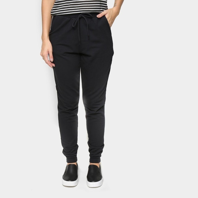 Calça Moletom Feminina Jogger Básica 1