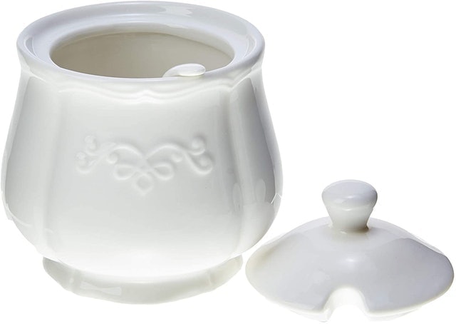 Açucareiro de Porcelana Super White Queen  2