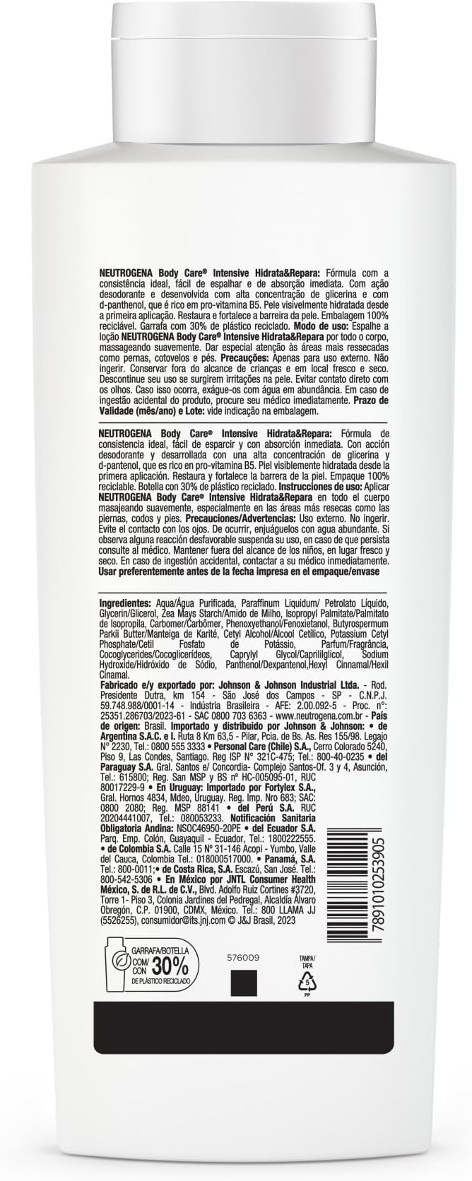Hidratante Corporal Body Care Intensive Hidrata&Repara 2
