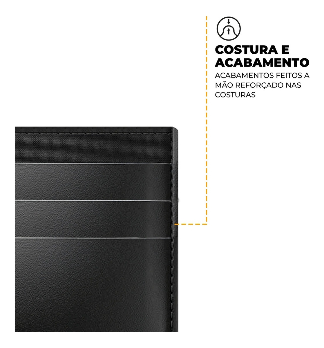 Carteira Masculina RFID - Porta Cartão - Ultra Slim 3