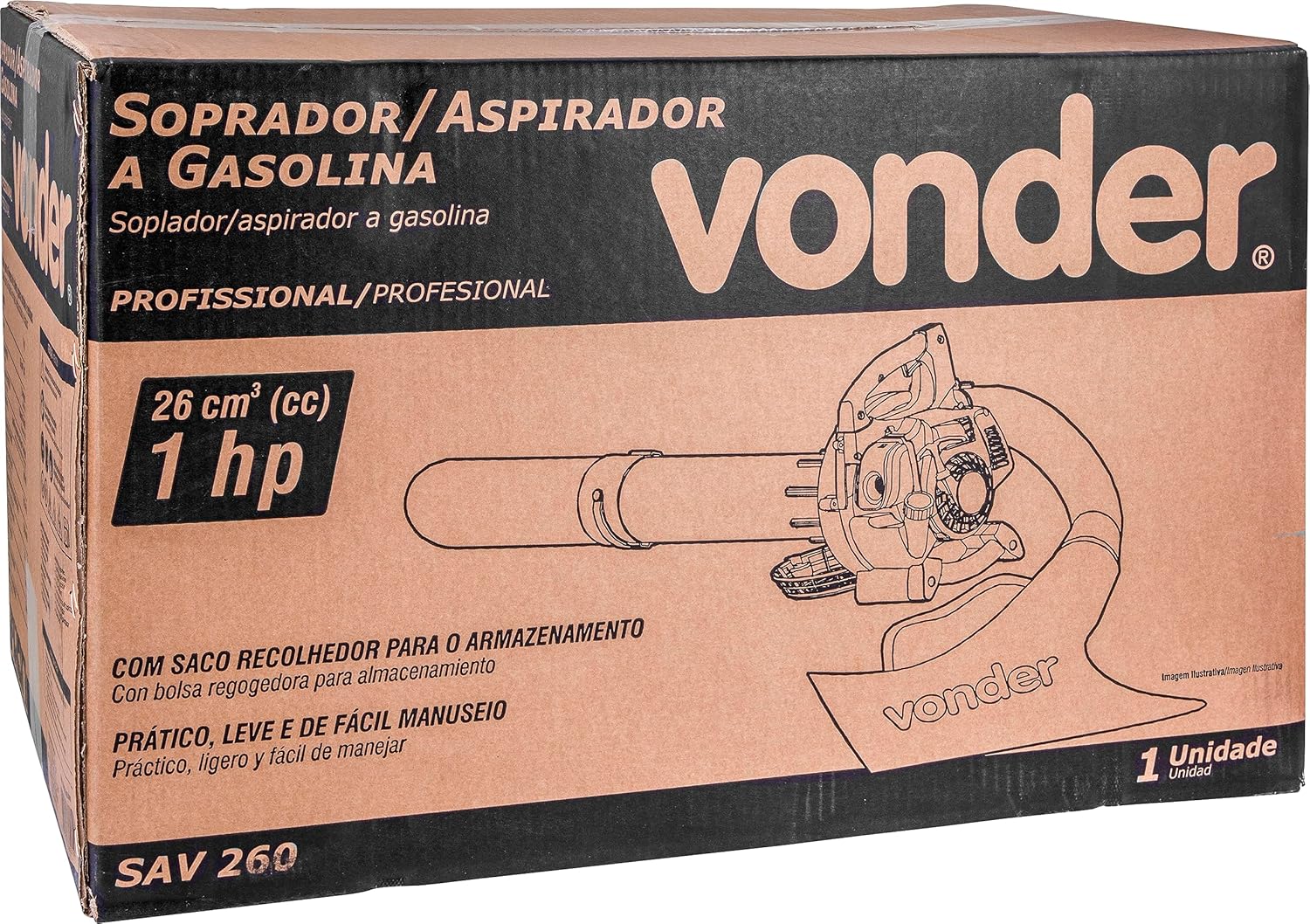Soprador/Aspirador a Gasolina SAV 260 5