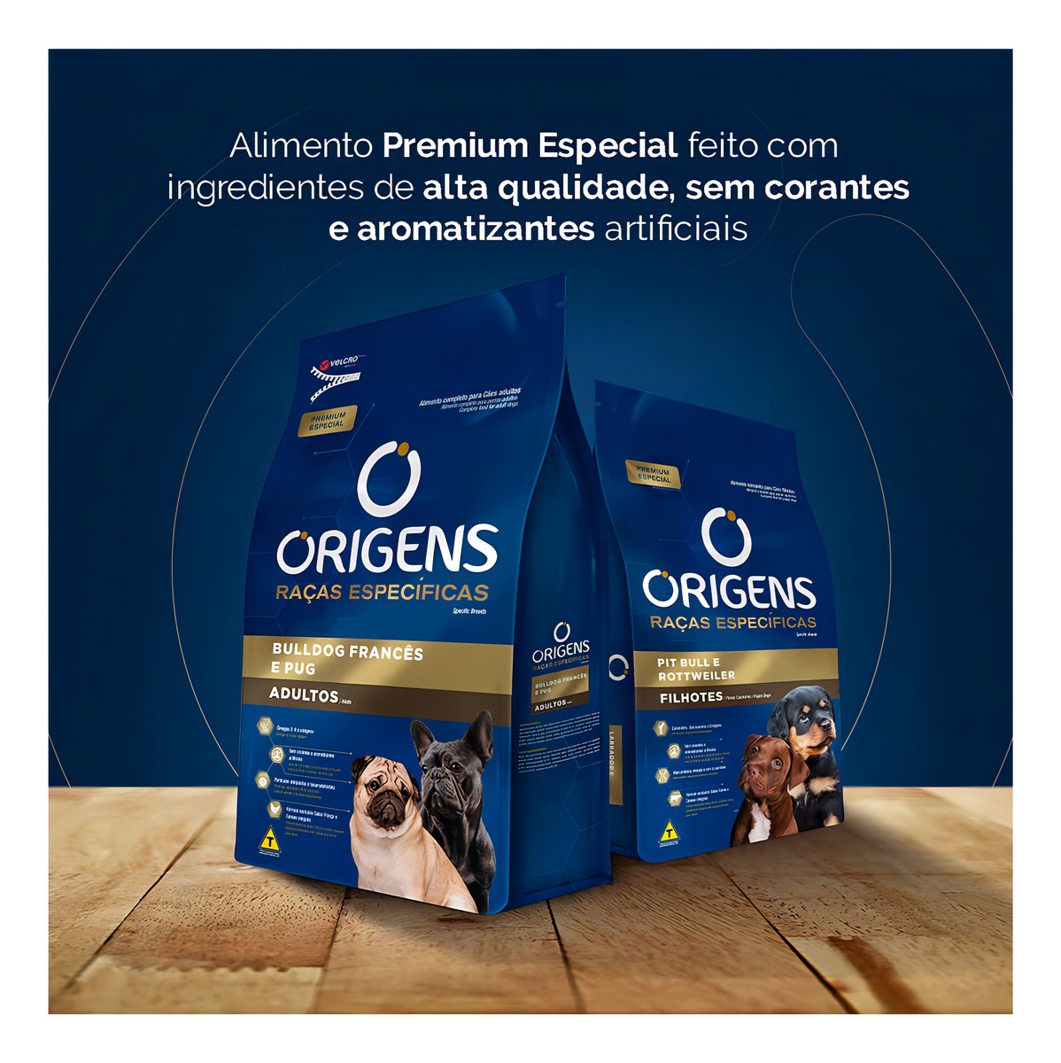 Ração Origens Premium Especial Raças Específicas Bulldog Francês e Pug Filhotes 2
