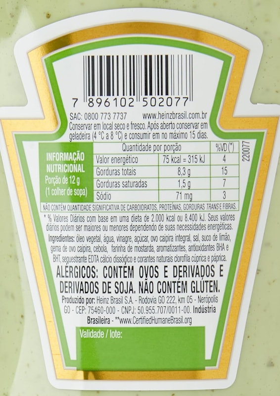Maionese Alho Tostado com Ervas 2