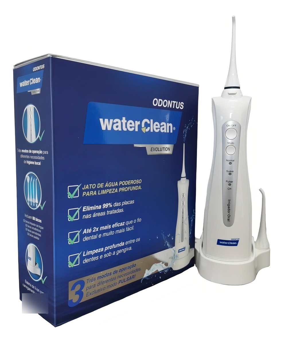 WaterClean Irrigador Oral com 8 Bicos + Case 3