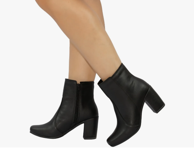 Bota Feminina Salto Alto Grosso Confortável 2