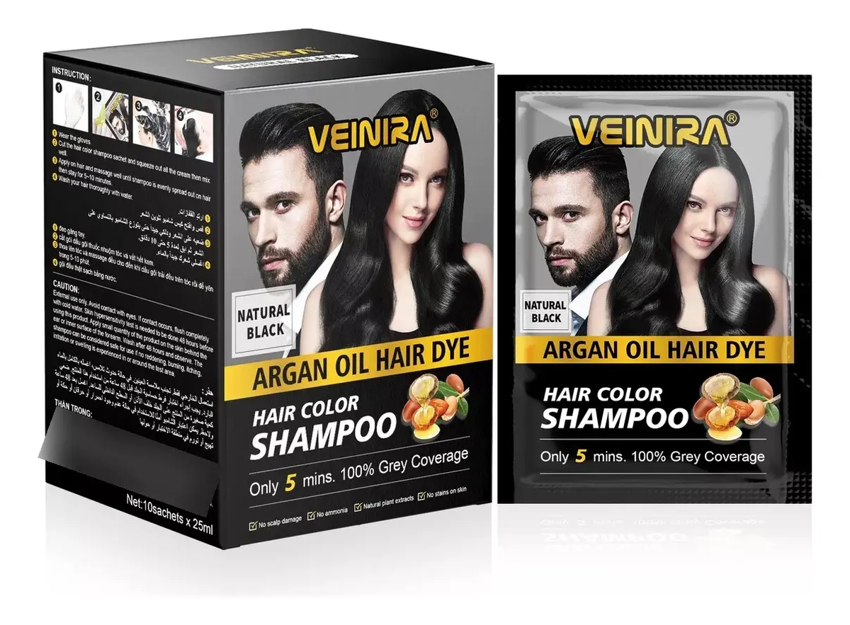 Shampoo Tonalizante Veinira sem Amônia 1