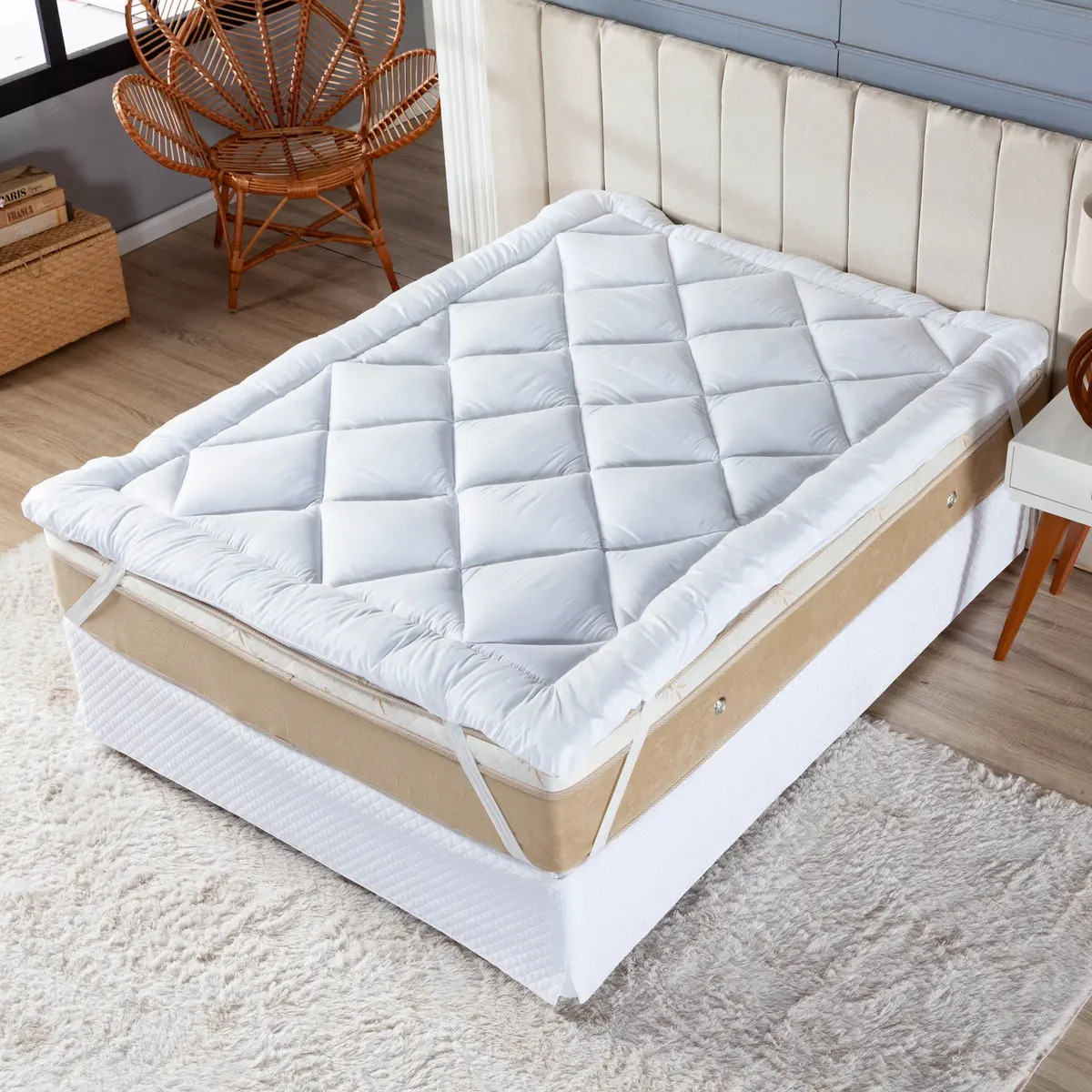 Pillow Top 400 Fios Matelado Casa Dona 2