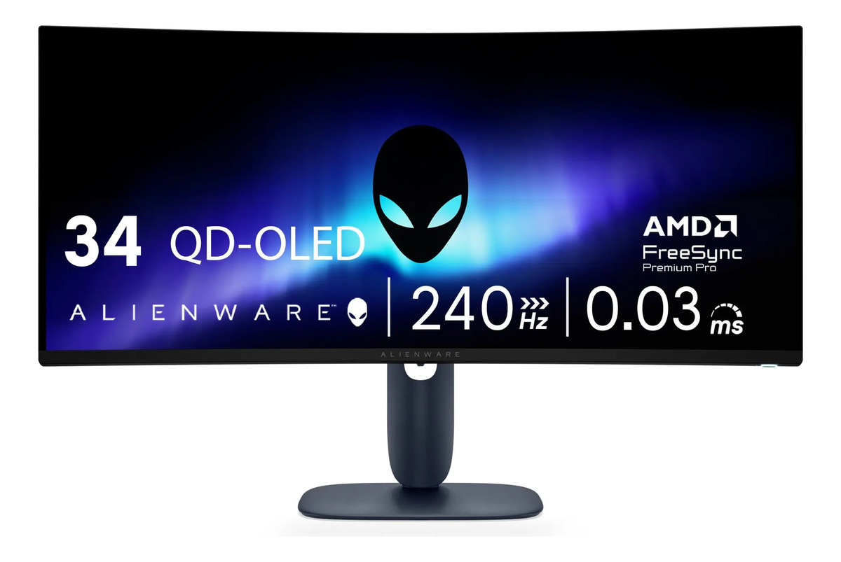 Monitor Gamer Alienware 34 QD-OLED de 240 Hz 1