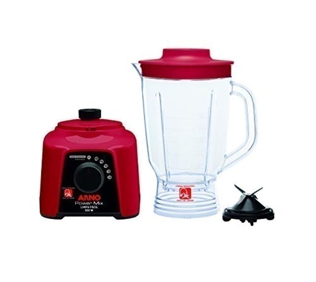 Liquidificador Arno Power Mix Limpa Fácil Vermelho LQ30 4