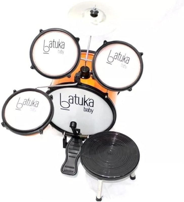 Bateria Infantil Batuka Baby Laranja 3