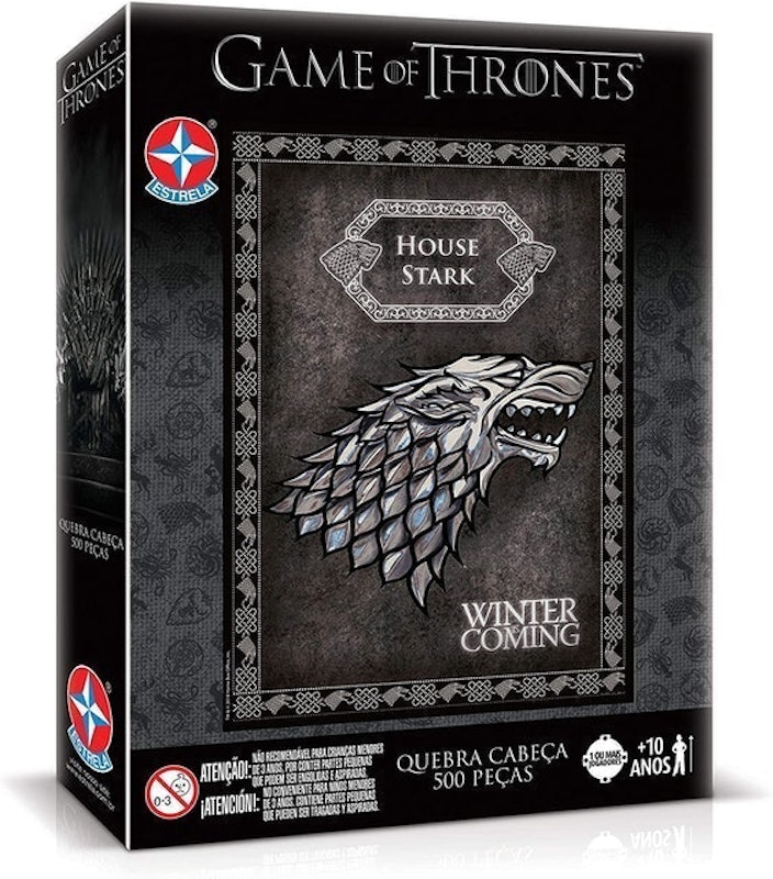Quebra Cabeça Game Of Thrones Stark 500 Peças 1