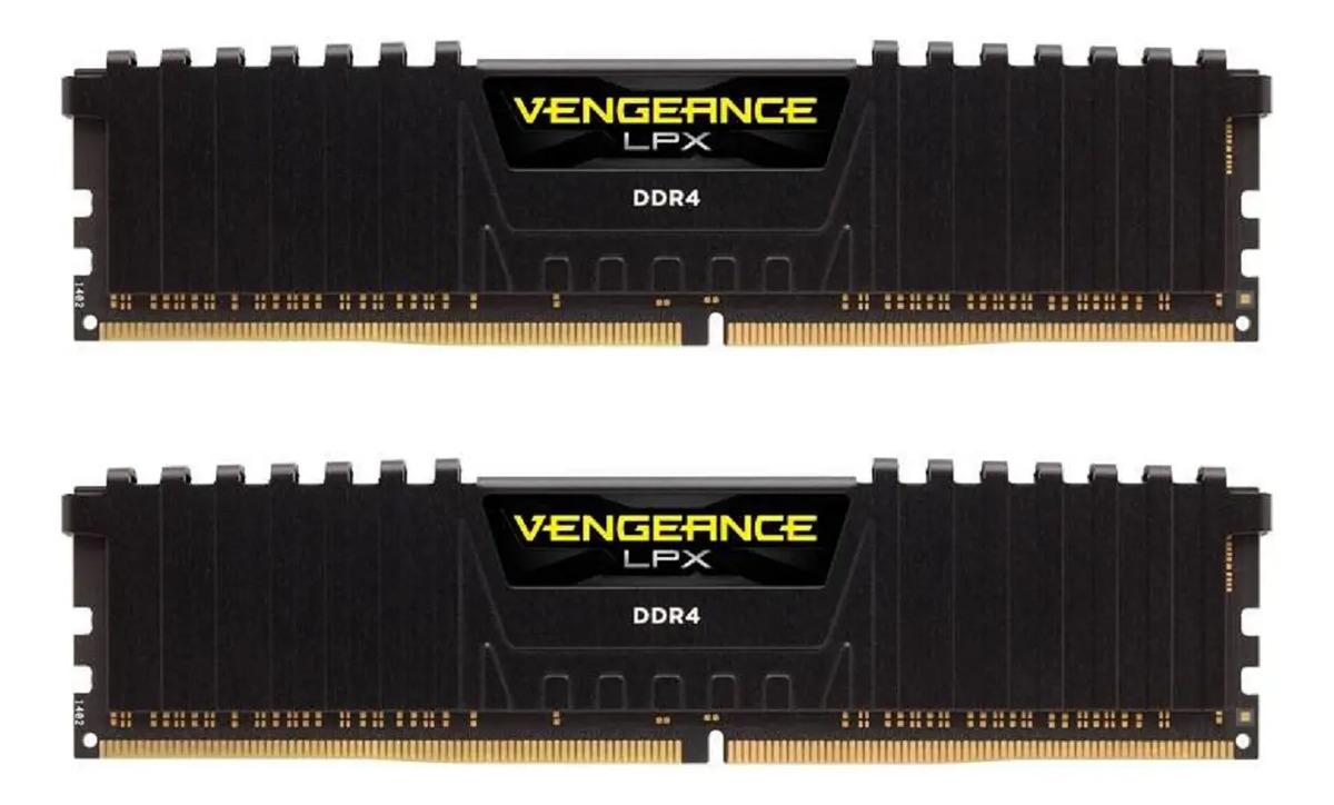 Kit de Memória C18 DDR4 DRAM 3600 MHz 32 GB (2x 16 GB) Vengeance LPX 1