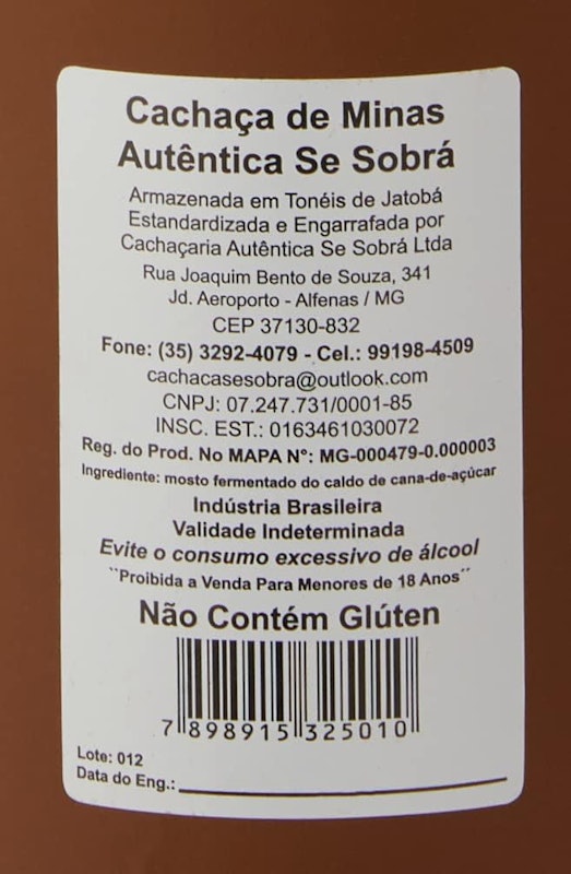 Cachaça Autêntica Se Sobrá 3