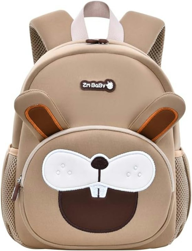 Mochila Infantil Coelhinho Cáqui 1