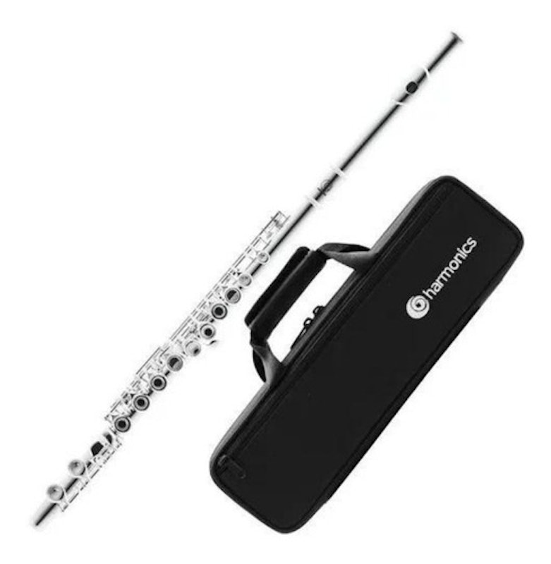 Flauta Transversal C Harmonics HFL-5237S Prata 3