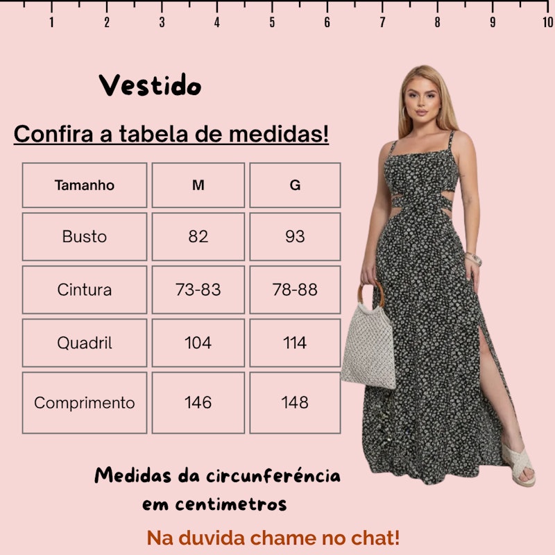 Vestido Longo Feminino com Recortes Laterais 5