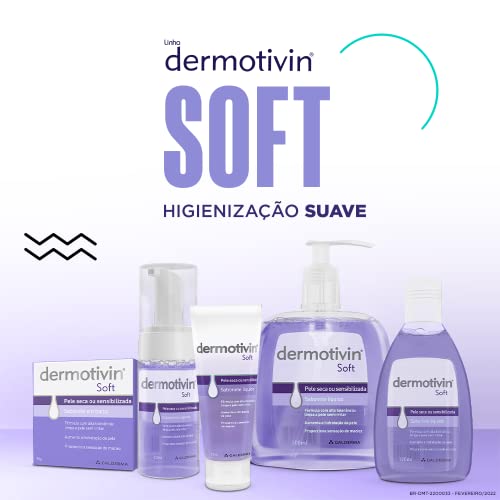 Dermotivin Soft Sabonete Líquido Facial 5