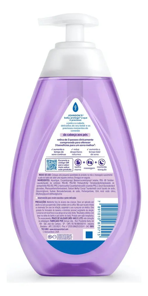 Sabonete Líquido JOHNSON'S® Baby Hora do Sono 2