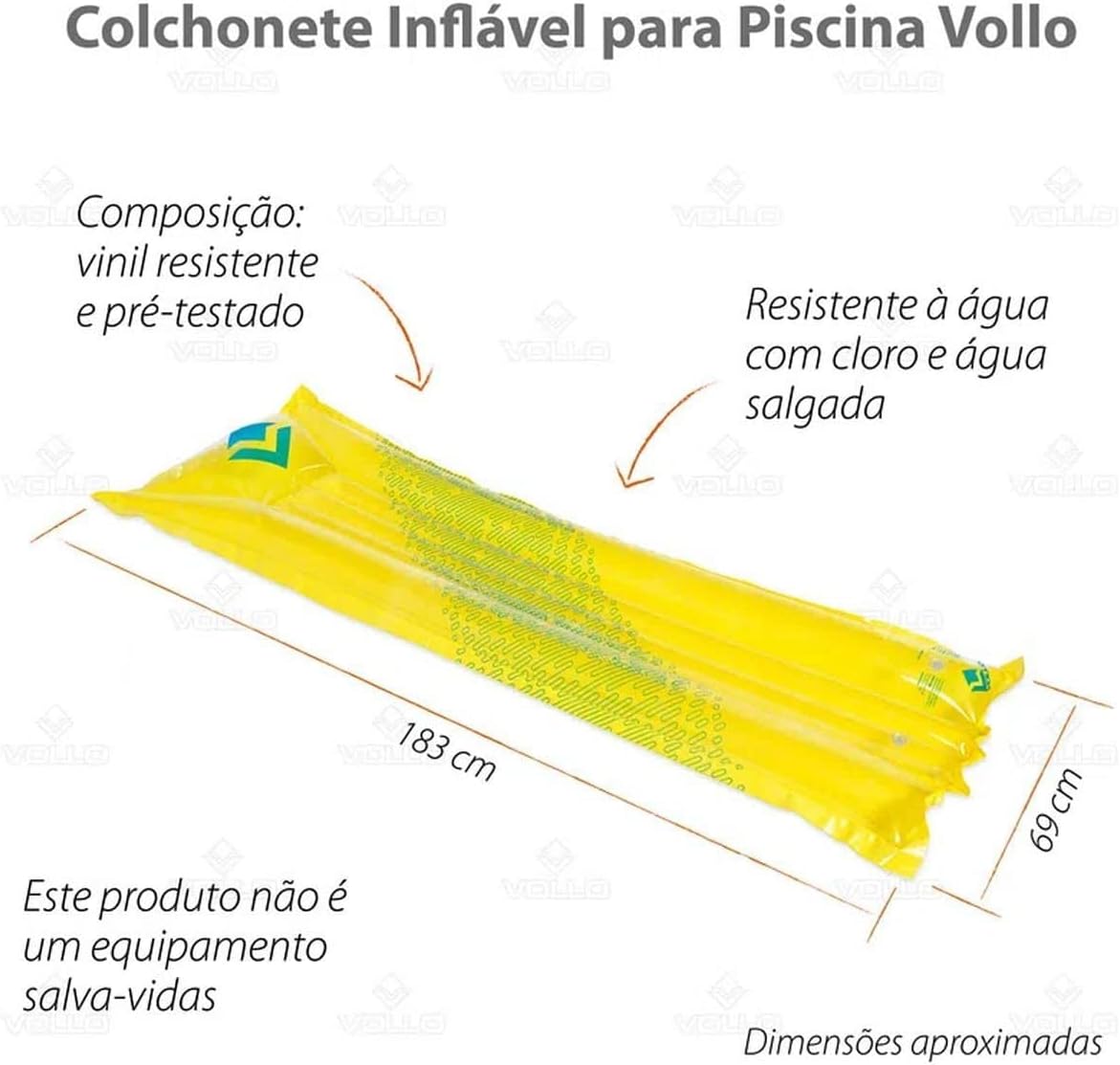 Colchonete Inflável para Piscina 2