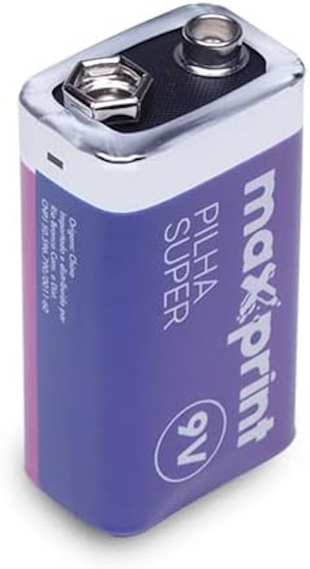 Pilha Comum Maxprint 9V 3