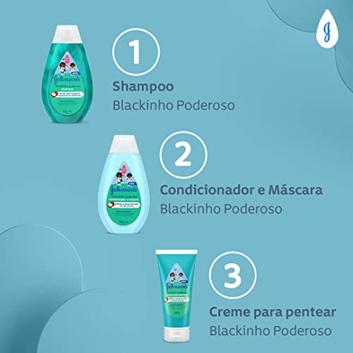 Johnson's Baby Creme para Pentear Infantil Cabelos Crespos Blackinho Poderoso 5