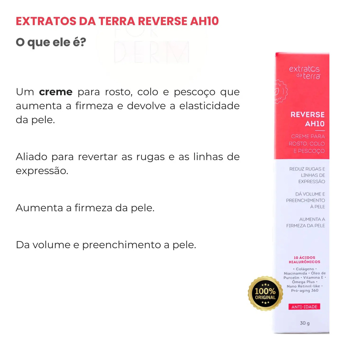 Reverse Ah10 Creme Anti-Idade para Rosto, Colo e Pescoço 2