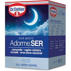 Chá Adorme.SER, Camomila, Capim-Cidreira, Hortelã e Erva-Doce-Nacional