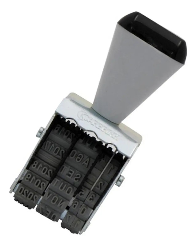 Carimbo Datador com Tipo de 3 mm 1