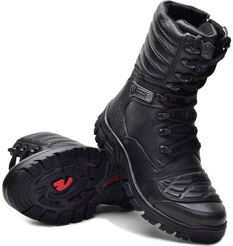 Coturno Bota Tático Militar Attack Zíper Moto 5