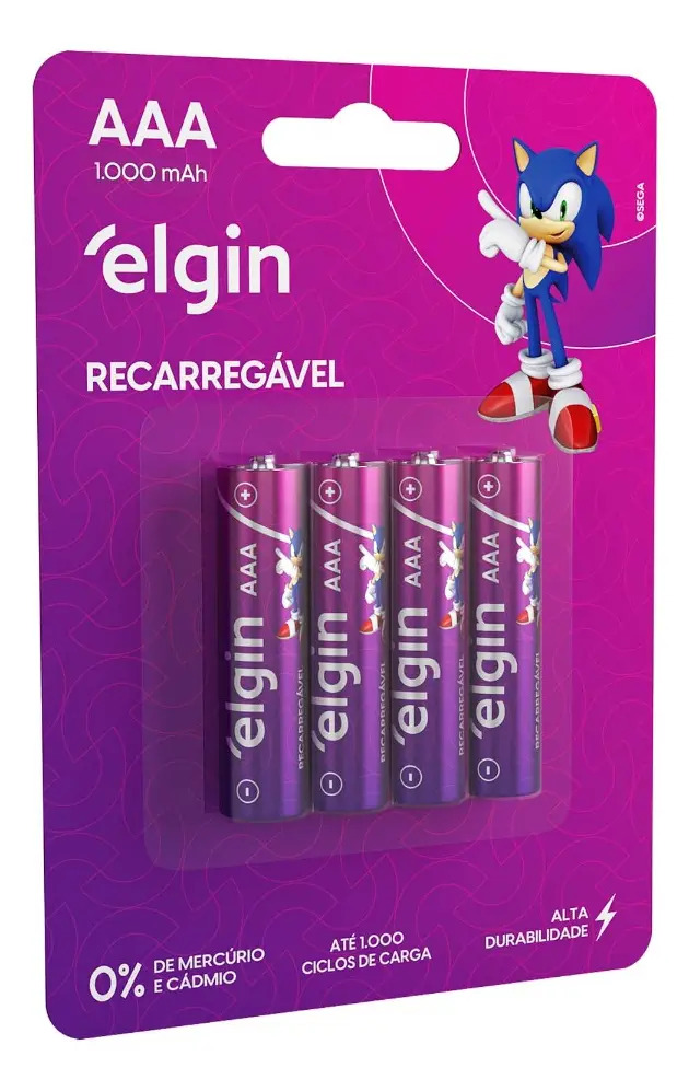 Top 10 Melhores Pilhas Recarregáveis AAA em 2026 (Elgin, Duracell e mais) 1