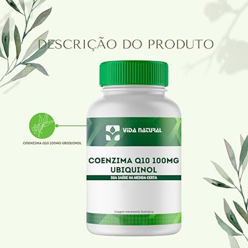 Coenzima Q10 Ubiquinona Vida Natural 3
