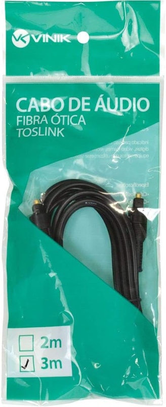 Cabo Optico de Áudio Toslink 3 m Atc-3 3