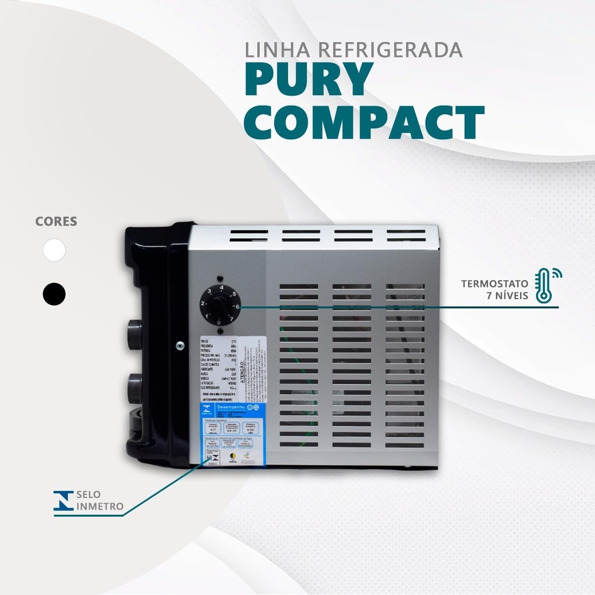 Purificador de Água com Compressor Leaf Compact Top Life 4