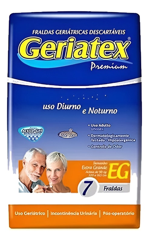 Fralda Geriátrica Geriatex Premium Noturna 1