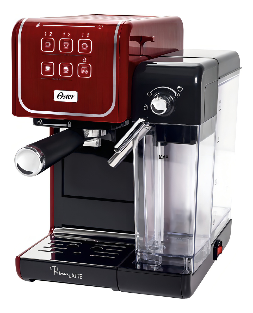 Cafeteira Espresso Oster PrimaLatte Touch Red 4