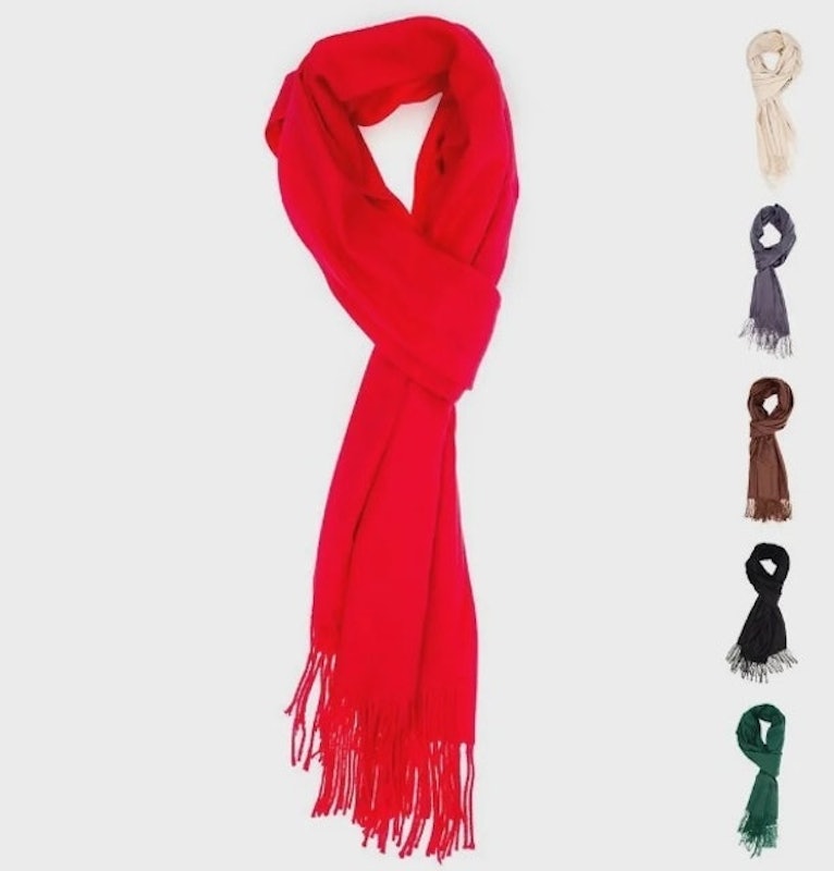 Cachecol Vermelho Adulto 2