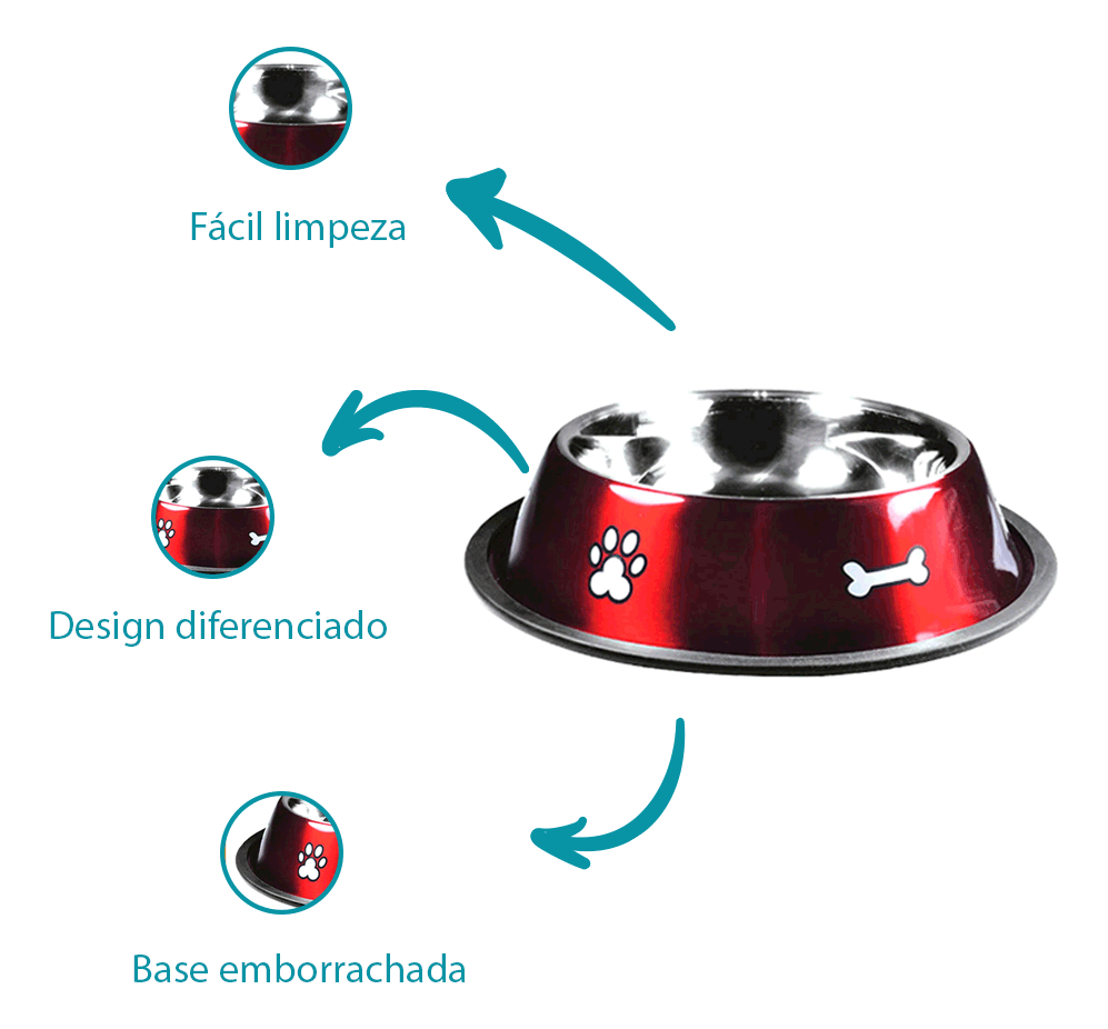 Comed. Inox Print Gd Vermelho 4