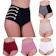 HANGARA Kit 6 Calcinhas Sustentação - Cintura Alta Cós Duplo e Modeladora Segura Barriga 1