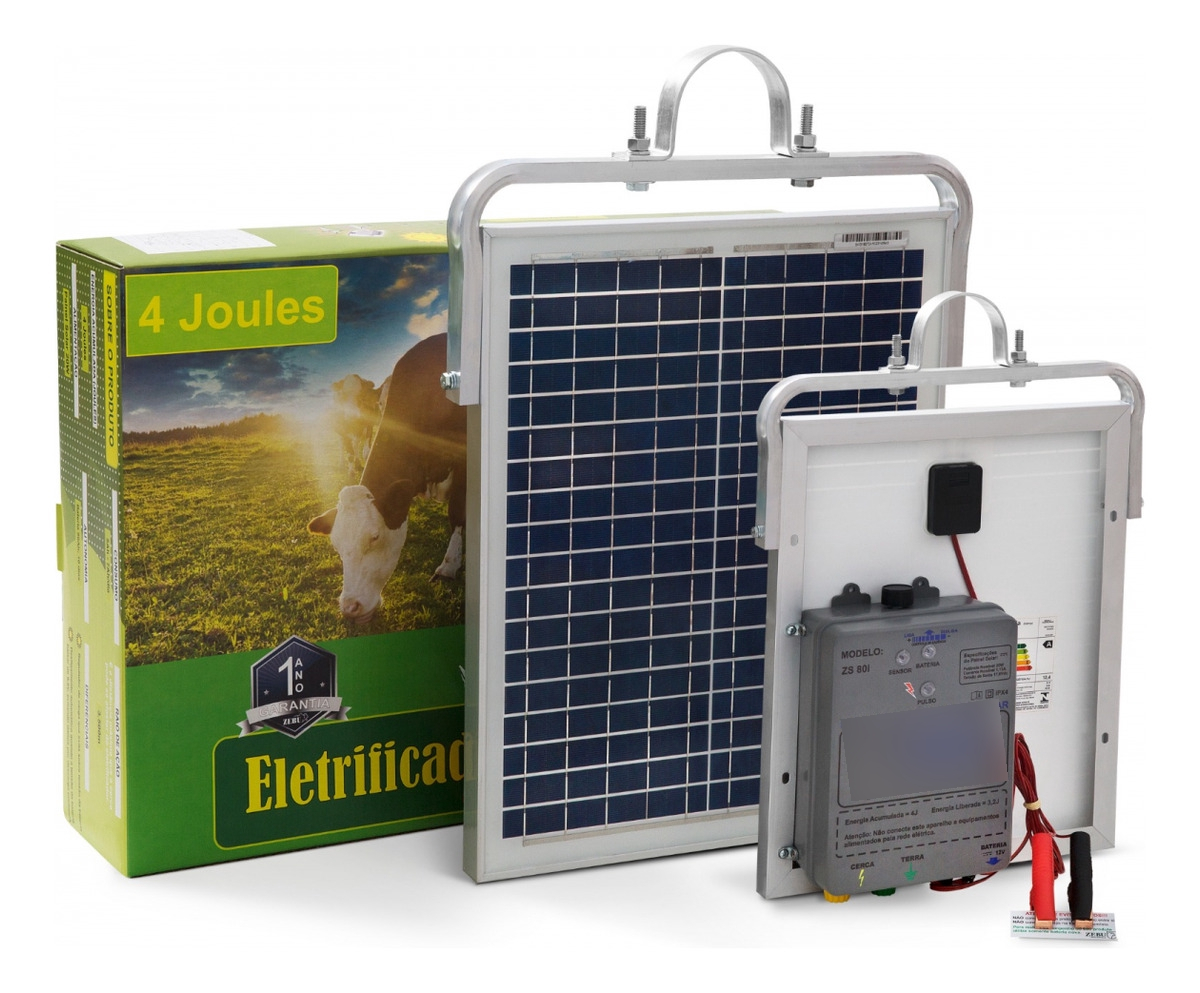 Eletrificador Solar Zebu ZS80i 1