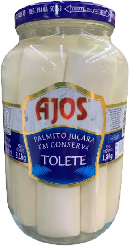 Palmito Juçara Em Conservas Tolete Ajos 1