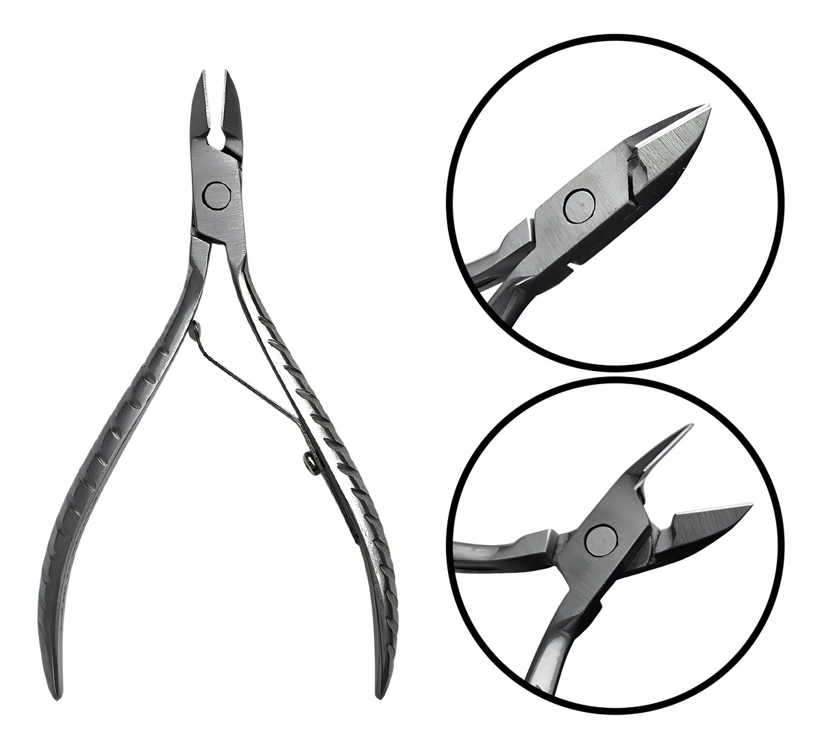 Alicate Desencravador de Unhas Cabo Chanfrado Aço Inox 1763B 2