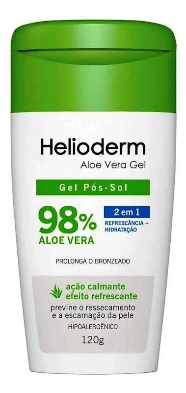 Pós-Sol Helioderm Gel Hidratante 98% Aloe Vera 1