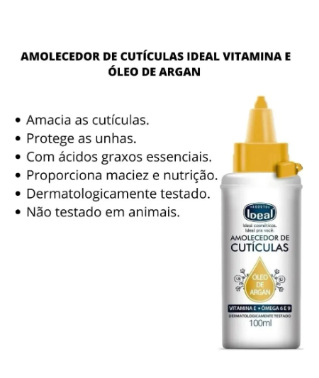 Amolecedor de Cutículas com Óleo de Argan 5