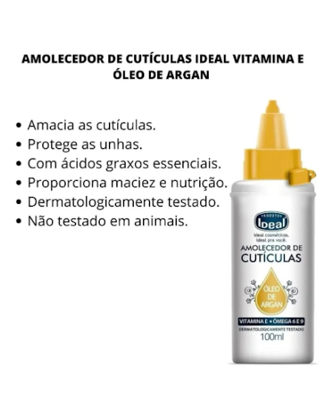 Amolecedor de Cutículas com Óleo de Argan 5