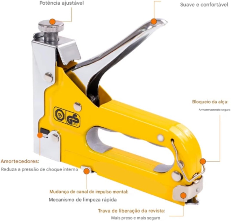 Grampeador Tapeceiro Profissional Stronex 2