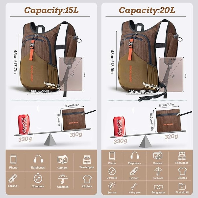 Mochila de Caminhada Pequena 4