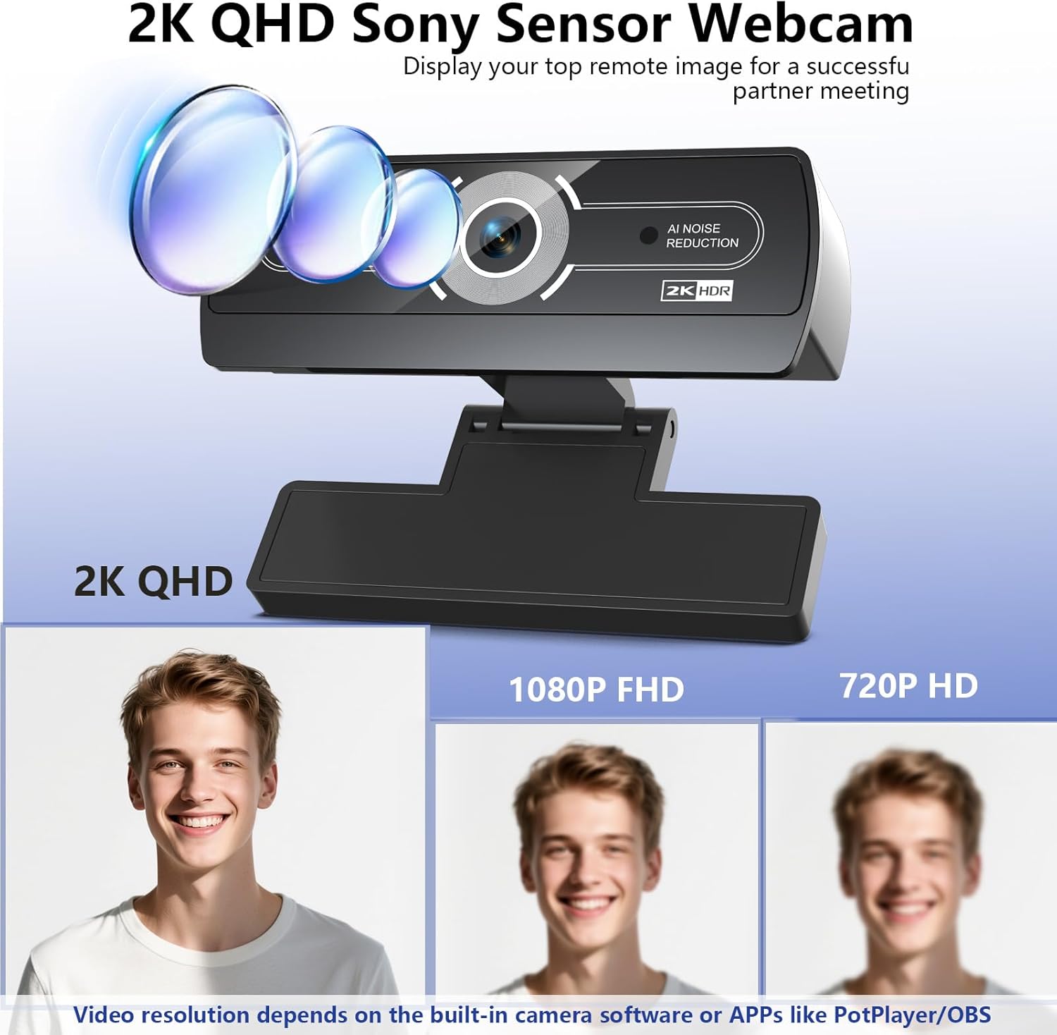 Webcam 2K para PC 2