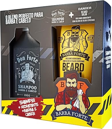 Combo Barba e Cabelo Don Forte + Beard Balm Danger 1